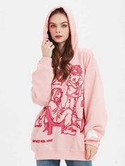 Kapuzenpullover Streetwear 'Okigami' – Nahaufnahme Hoodie mit japanischem Motiv