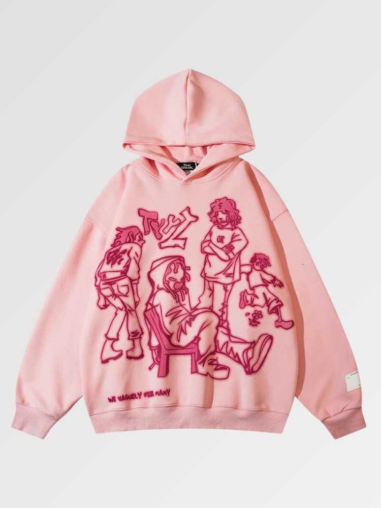 Kapuzenpullover Streetwear 'Okigami' – Hoodie im Streetwear-Stil für Herren und Damen