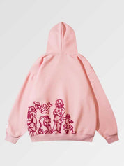 Kapuzenpullover Streetwear 'Okigami' – Hoodie für Winter und Herbst, Premium-Qualität