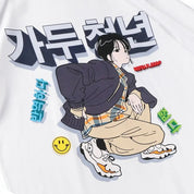 Japanisches Comic-T-Shirt 'Shoriko' – Detail: japanisches Motiv, T-Shirt japanischen Stil