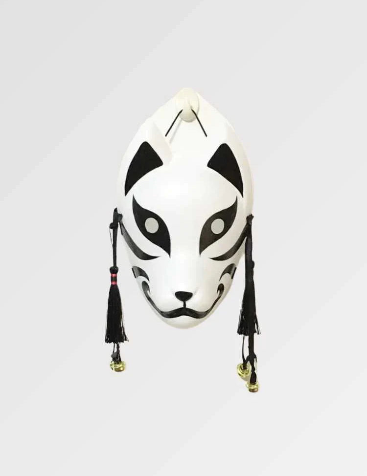 Japanische Katzenmaske 'Hoshi' – Maske im traditionellen japanischen Stil für Unisex
