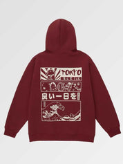 Japanischer Kapuzenpullover mit Schriftzeichen 'Gwangju' – Hoodie im Streetwear-Stil für Herren und Damen