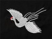Japanisches T-Shirt mit Kranichmotiv 'Noshiro' – Detail: japanisches Motiv, T-Shirt japanischen Stil