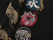 Japanisches Sweatshirt mit Rundhalsausschnitt 'Sohiyo' – Detail: Rundhals, Sweatshirt japanischen Stil