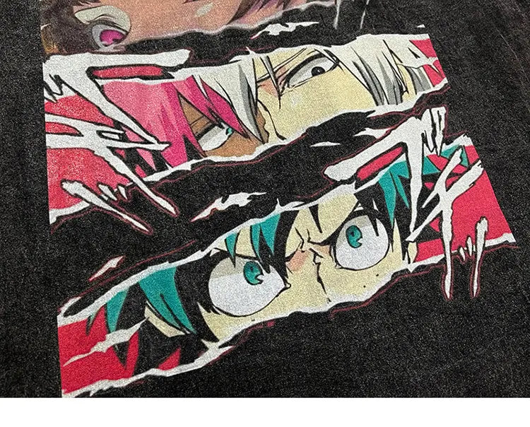 Japanisch geschnittenes T-Shirt 'Akaiwa' – T-Shirt für den Alltag, Premium-Qualität
