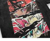 Japanisch geschnittenes T-Shirt 'Akaiwa' – Detail: japanisches Motiv, T-Shirt japanischen Stil