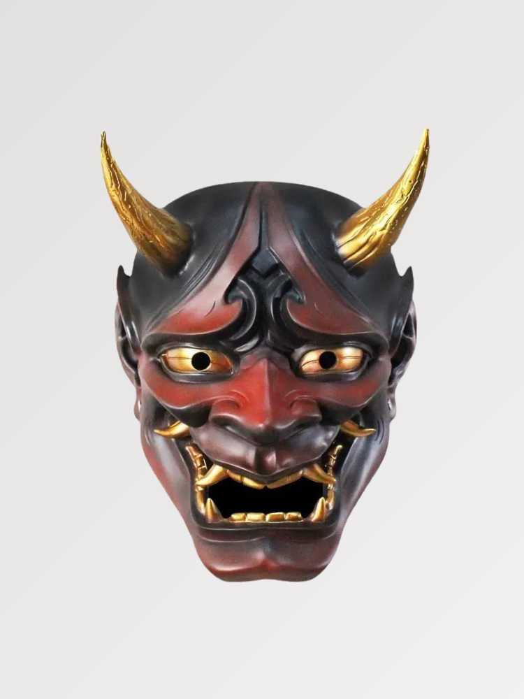Japanische Dämonenmaske 'Hannya' – Maske im traditionellen japanischen Stil für Unisex