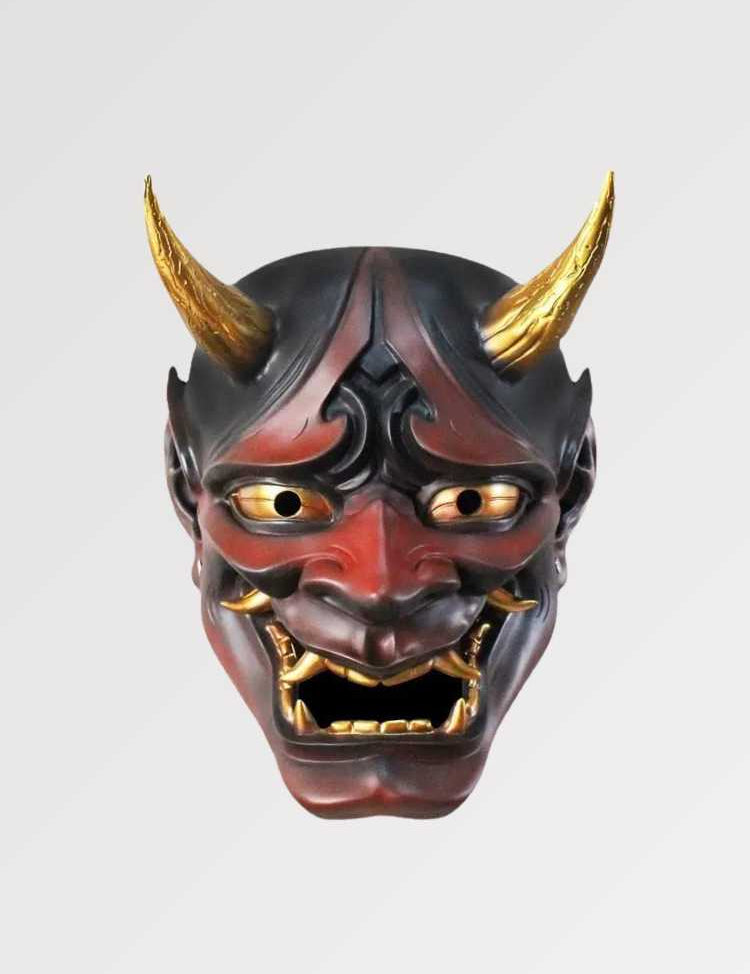 Japanische Dämonenmaske 'Hannya' – Maske im traditionellen japanischen Stil für Unisex