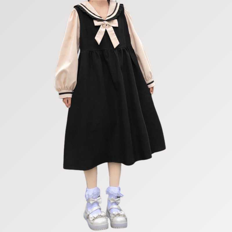 Japanisches Kawaii-Kleid 'Velvet' – Kleid für den Alltag, Premium-Qualität