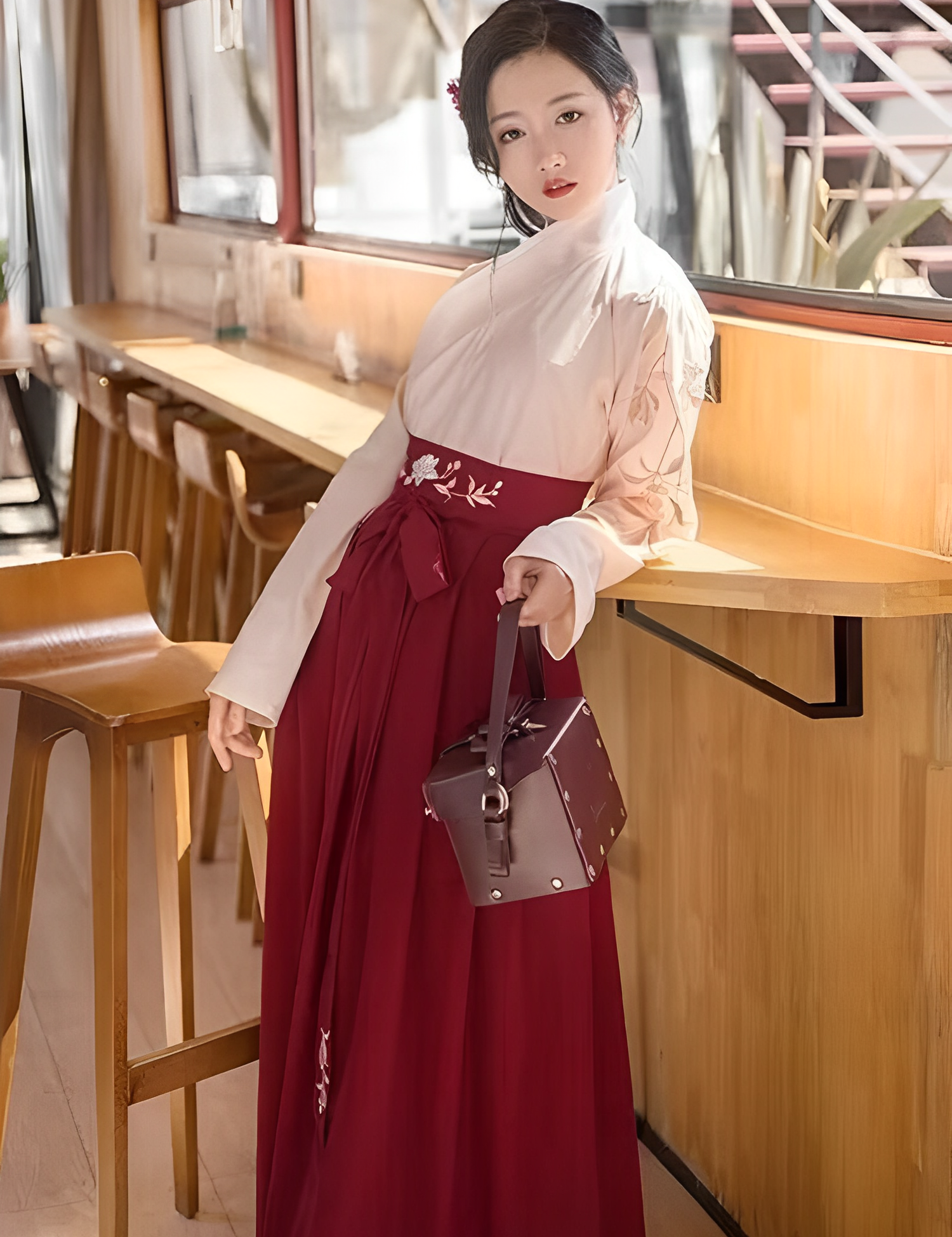 Japanisches Kleid in Übergröße 'Mizuki' – traditionelles Kleidungsstück im traditionellen japanischen Stil für Herren und