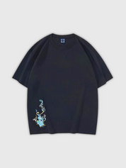 T-Shirt mit japanischer Stickerei 'Matsuba' – T-Shirt für den Alltag, Premium-Qualität