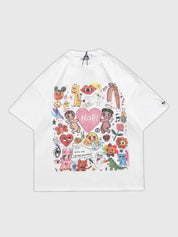 Japanisches Mädchen T-Shirt 'Tokoname' – Oversize, T-Shirt im japanischen Design