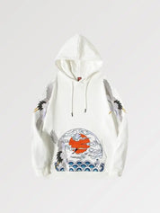 Japanischer Hoodie Streetwear 'Graff' – Oversize, Hoodie im japanischen Design