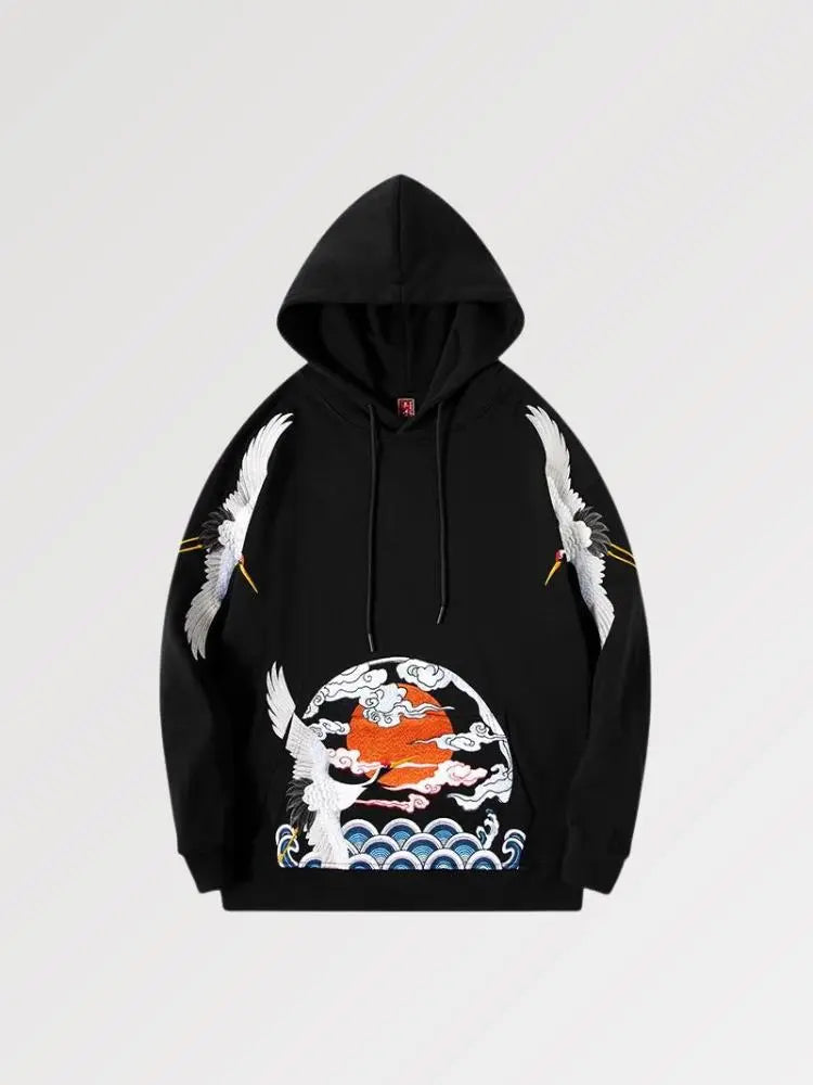 Japanischer Hoodie Streetwear 'Graff' – Hoodie im Streetwear-Stil für Herren und Damen