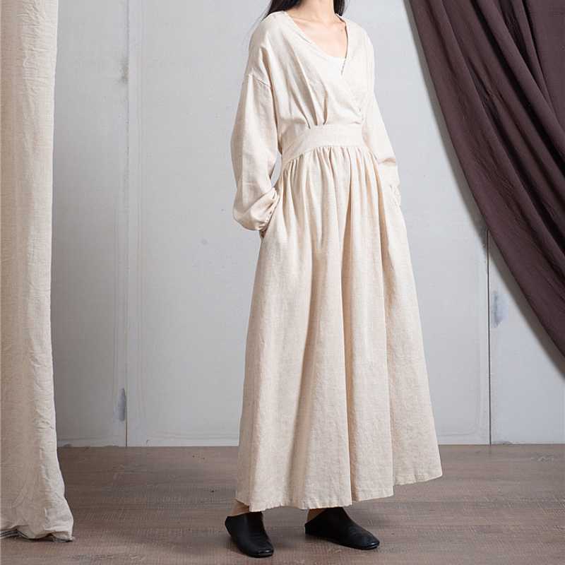Japanisch inspiriertes Kleid 'Naga-sa' – elegant, Kleid im japanischen Design