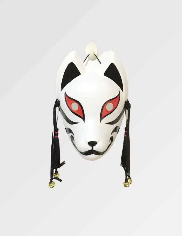 Japanische Kitsune-Maske 'Hoshi' – Maske im traditionellen japanischen Stil für Unisex