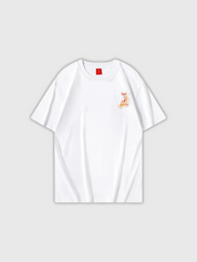 Japanisches T-Shirt mit Koi-Motiv 'Okariya' – Detail: japanisches Motiv, T-Shirt japanischen Stil