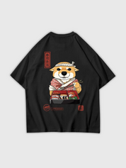 T-Shirt mit japanischen Schriftzeichen 'Ginowan' – T-Shirt im Streetwear-Stil für Herren und Damen