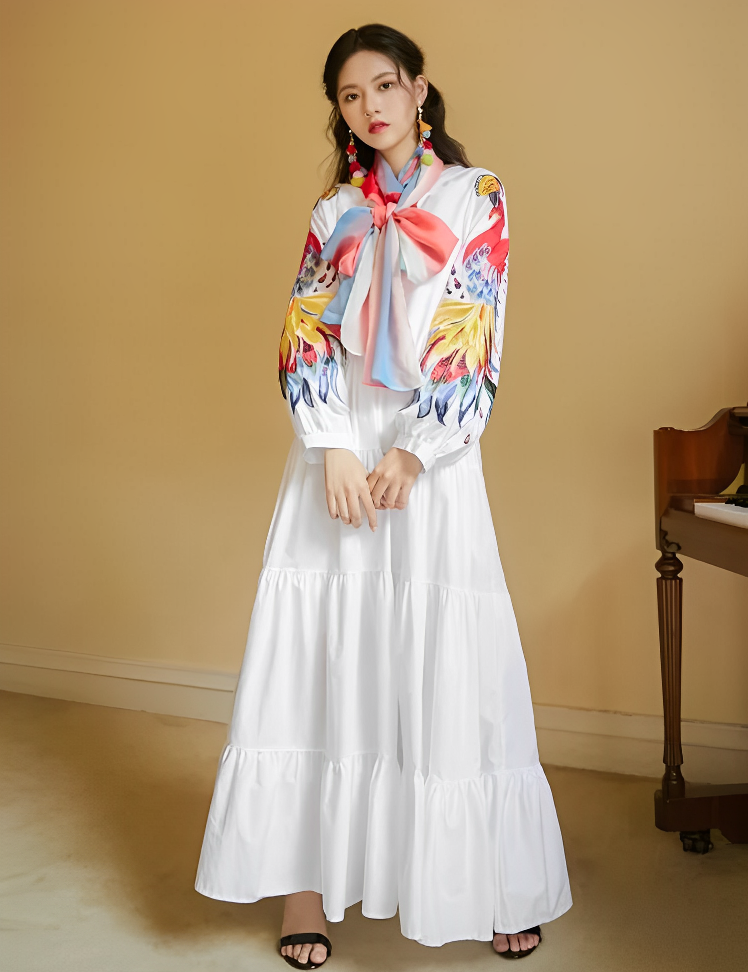 Japanisches Lolita-Kleid 'Yasuko' – festliche Kleidung, traditionelles Kleidungsstück im japanischen Design