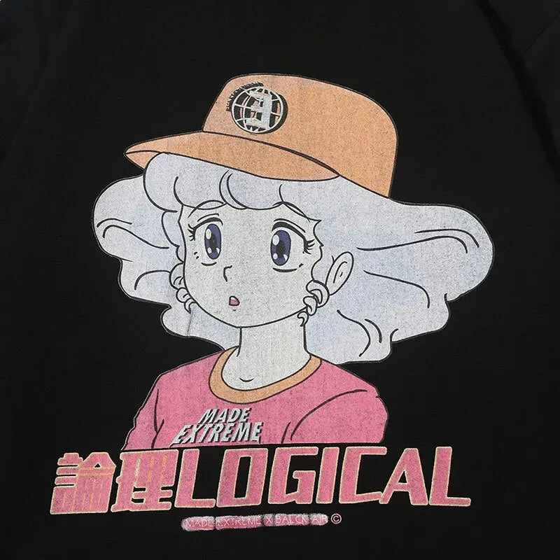 Japanisches Langarmhemd 'Logical' – Bedruckt: detailreicher Hemd im japanischen Stil