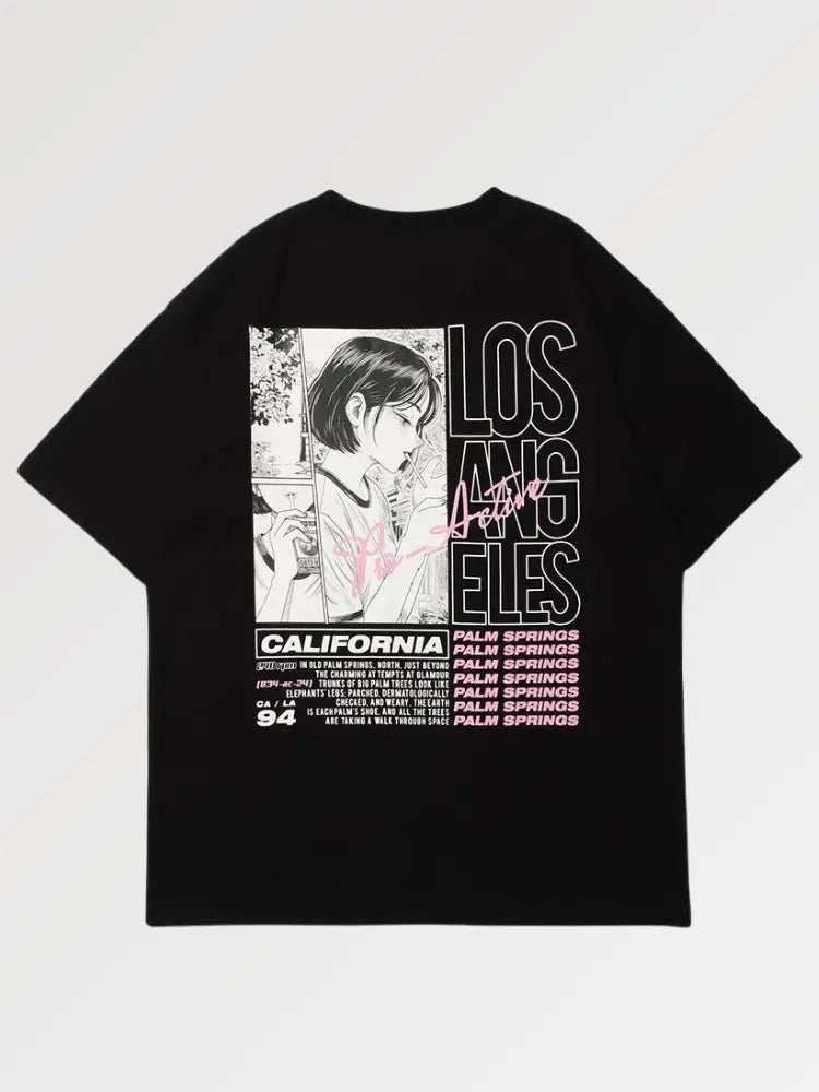 Japanisches Manga-T-Shirt 'Yokote' – Oversize, T-Shirt im japanischen Design