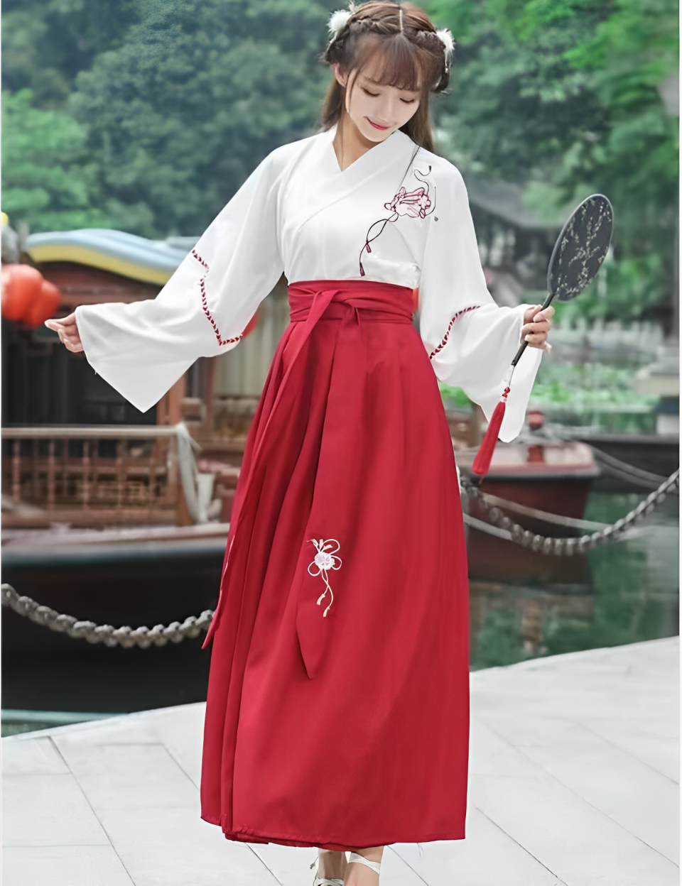 Japanisches Print-Kleid 'Atsuko' – Kleid im japanischen Stil für Damen