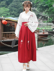 Japanisches Print-Kleid 'Atsuko' – elegant, Kleid im japanischen Design