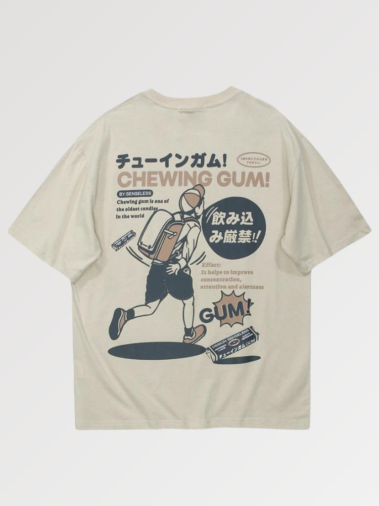 Japanisches Herren-T-Shirt 'Gumboy' – T-Shirt im Streetwear-Stil für Herren und Damen