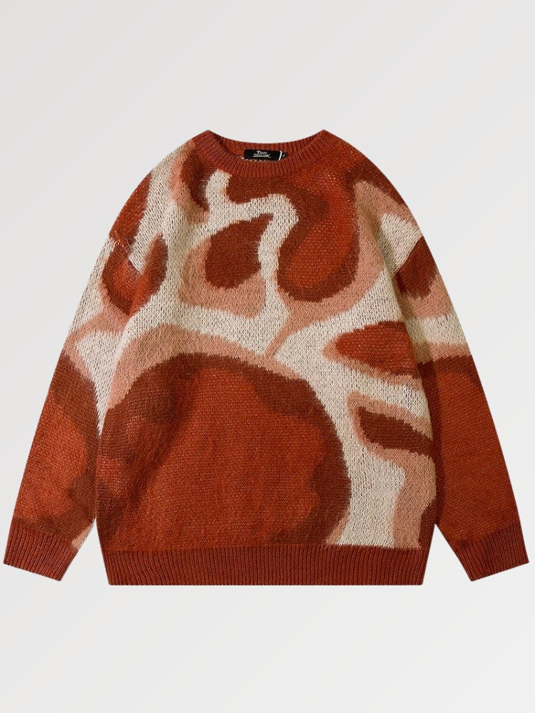 Pullover im japanischen Stil 'Graphic Godika' – Pullover im japanischen Stil für Herren und Damen