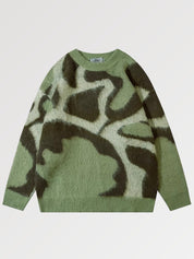 Pullover im japanischen Stil 'Graphic Godika' – warm, Pullover im japanischen Design