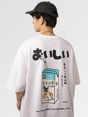Japanisches T-Shirt 'Koki-Juice' – Detail: japanisches Motiv, T-Shirt japanischen Stil