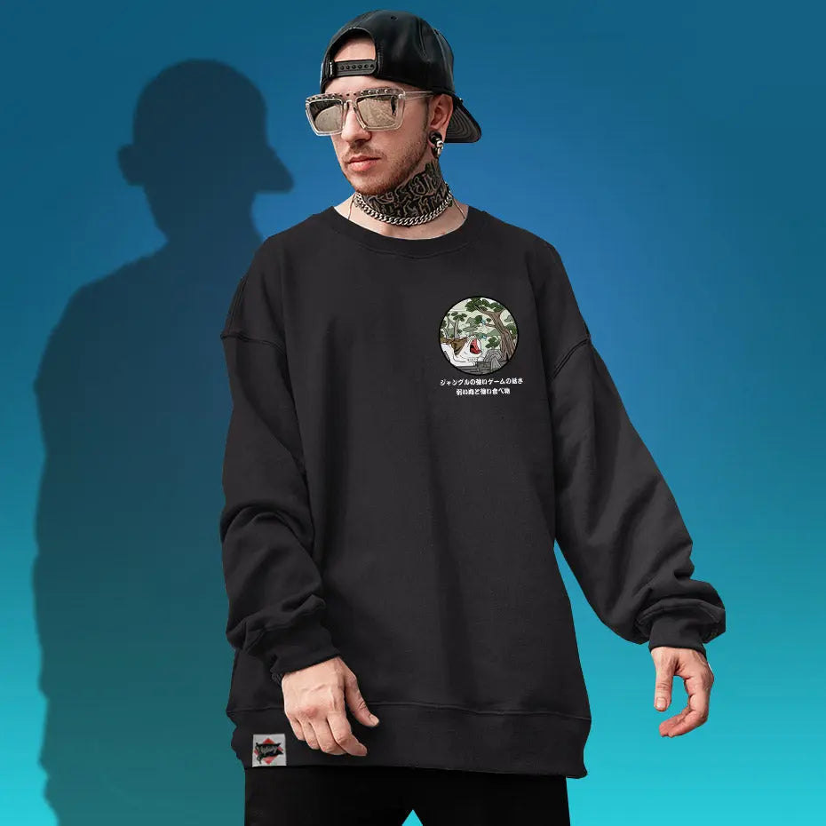 Japanischer Pullover 'Okigano' – Sweatshirt für den Alltag, Premium-Qualität
