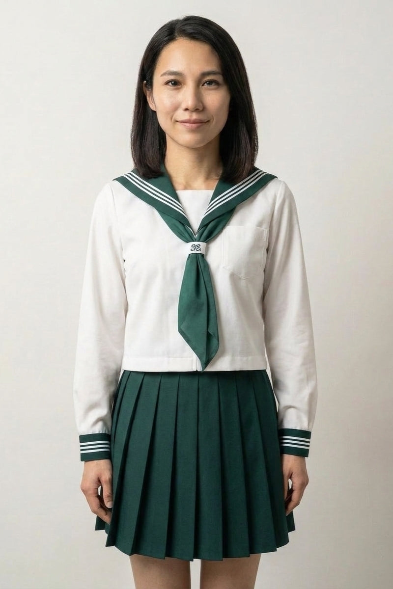 Japanische Schuluniform Grün 'Midori' – Ansicht 2
