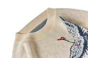 Japanischer Wellen-Pullover 'Kanagawa' – Pullover für den Winter, Premium-Qualität