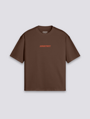 japanisch inspiriertes T-Shirt mit Cyborg-Geisha, transhumanistischer Cyberpunk-Druck, oversize, Rückenansicht Farbvariante