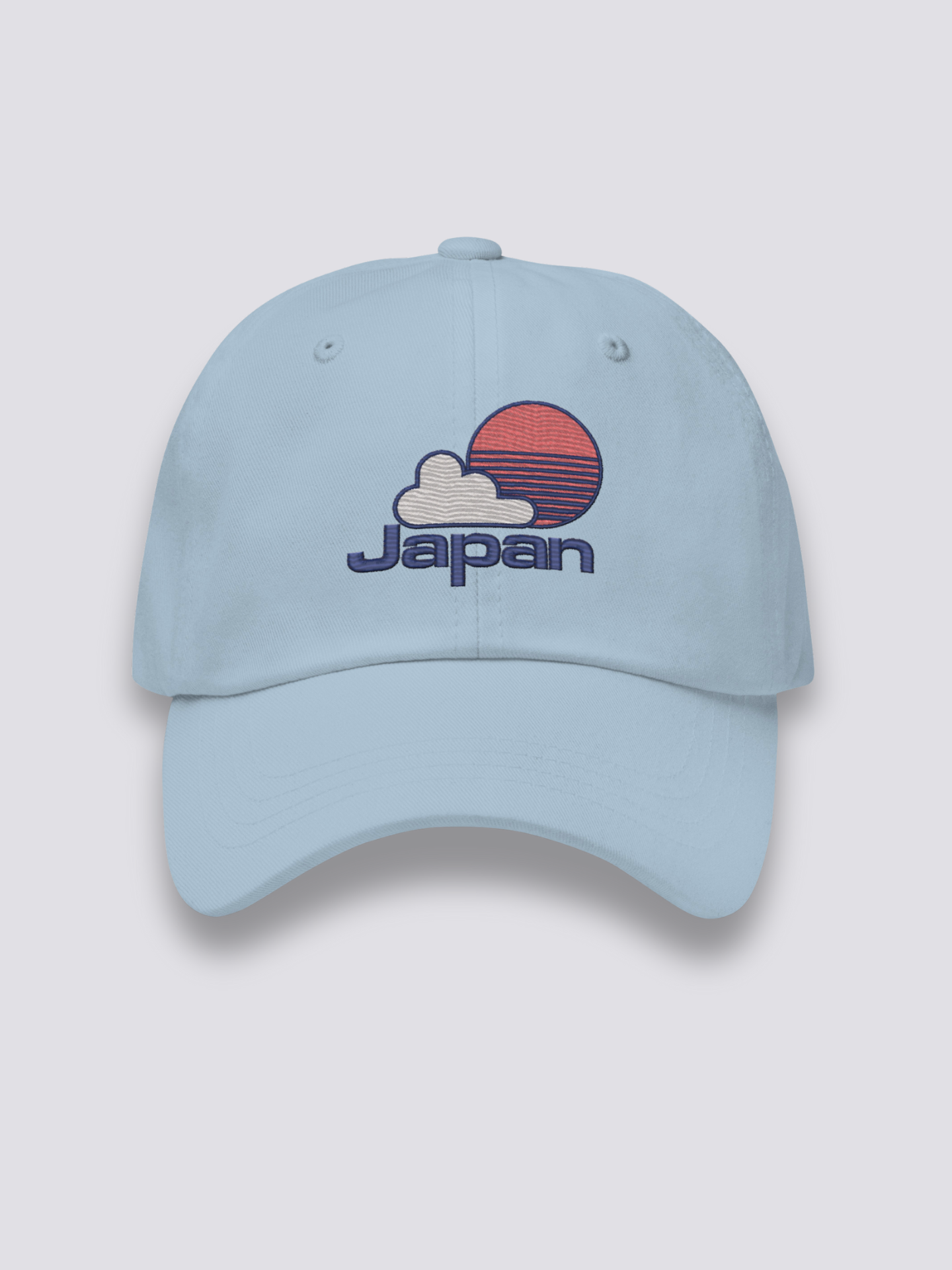 Japanische Baseball-Cap – japanische Cap, gesticktes Sonnen- und Japan-Motiv im Yakyū-Stil, Seitenansicht