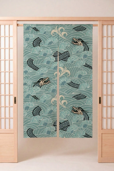 Japanische Noren 'Ryu-jin'