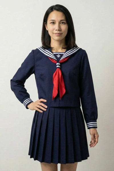 Japanische Schuluniform Marineblau 'Aoi'