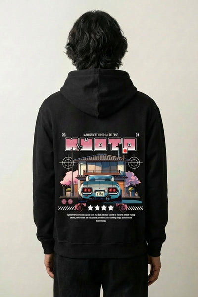 Japanischer Auto-Hoodie - きょうと