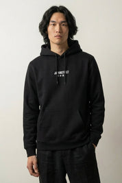 japanischer Food-Truck-Hoodie mit Monster-Truck und rote Sonne, Vorderansicht im japanischen Streetwear-Stil