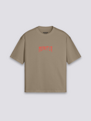 japanisches Food-Truck-T-Shirt mit Yatai-Monster und roter Sonne, Street-Food-Druck, oversize, Produktansicht