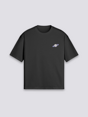 japanisches Manga-T-Shirt mit Shōjo-Porträt, emotionaler Manga-Druck, oversize Baumwolle Damen, Rückenansicht Farbvariante