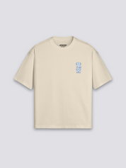 japanisches T-Shirt mit Ryūjin-Meeresdrachen in Wolken, mythologischer Druck, oversize Baumwolle, Rückenansicht Farbvariante