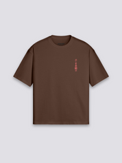 japanisches Ramen T-Shirt mit Ninja-Panda vor dampfender Schale, Street-Food-Druck, oversize, Rückenansicht Farbvariante