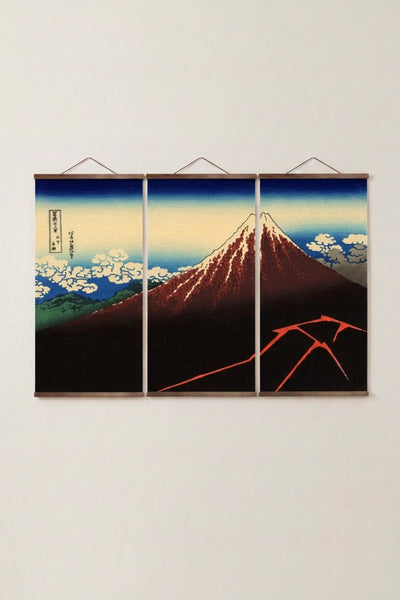 Japanisches Wandbild 'Fuji Hakuro'