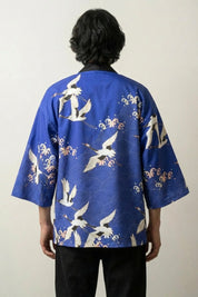 Japanische Kimono-Jacke 'Kaito Edition' – Studioaufnahme Rückseite