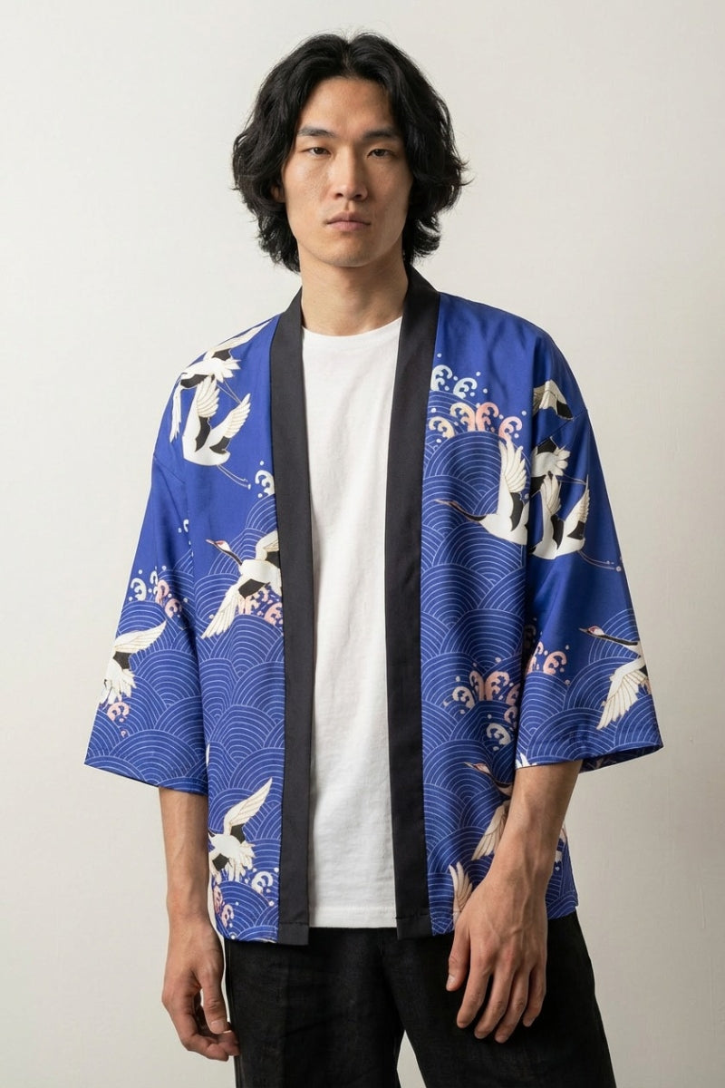 Japanische Kimono-Jacke 'Kaito Edition' – Studioaufnahme