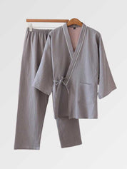 Jinbei für Männer 'Uemura' – Kimono im traditionellen japanischen Stil für Herren und Damen