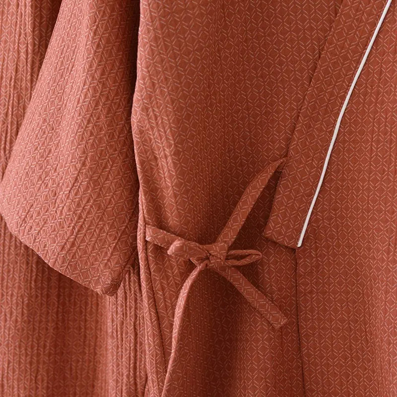 Jinbei für Männer 'Uemura' – Kimono für traditionelle Anlässe, Premium-Qualität