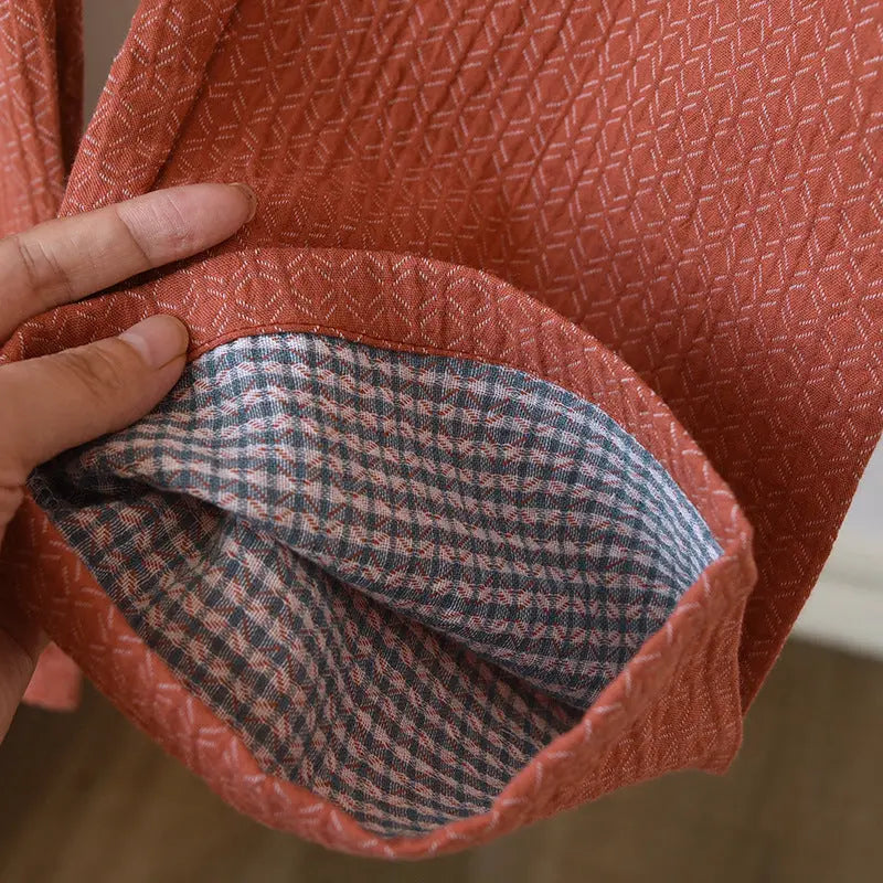 Jinbei für Männer 'Uemura' – Styling-Aufnahme im traditionellen japanischen Stil